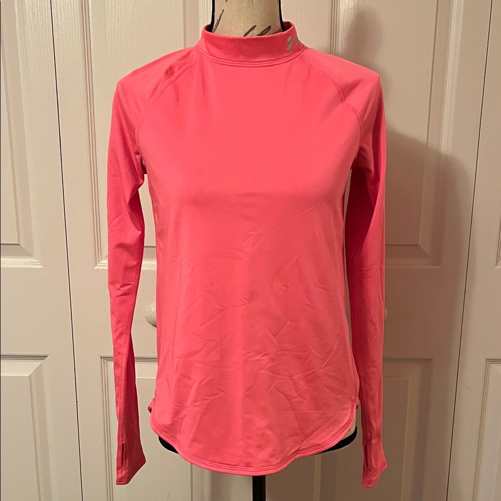 Under Armour Bright Pink Long Sleeve Youth Top
